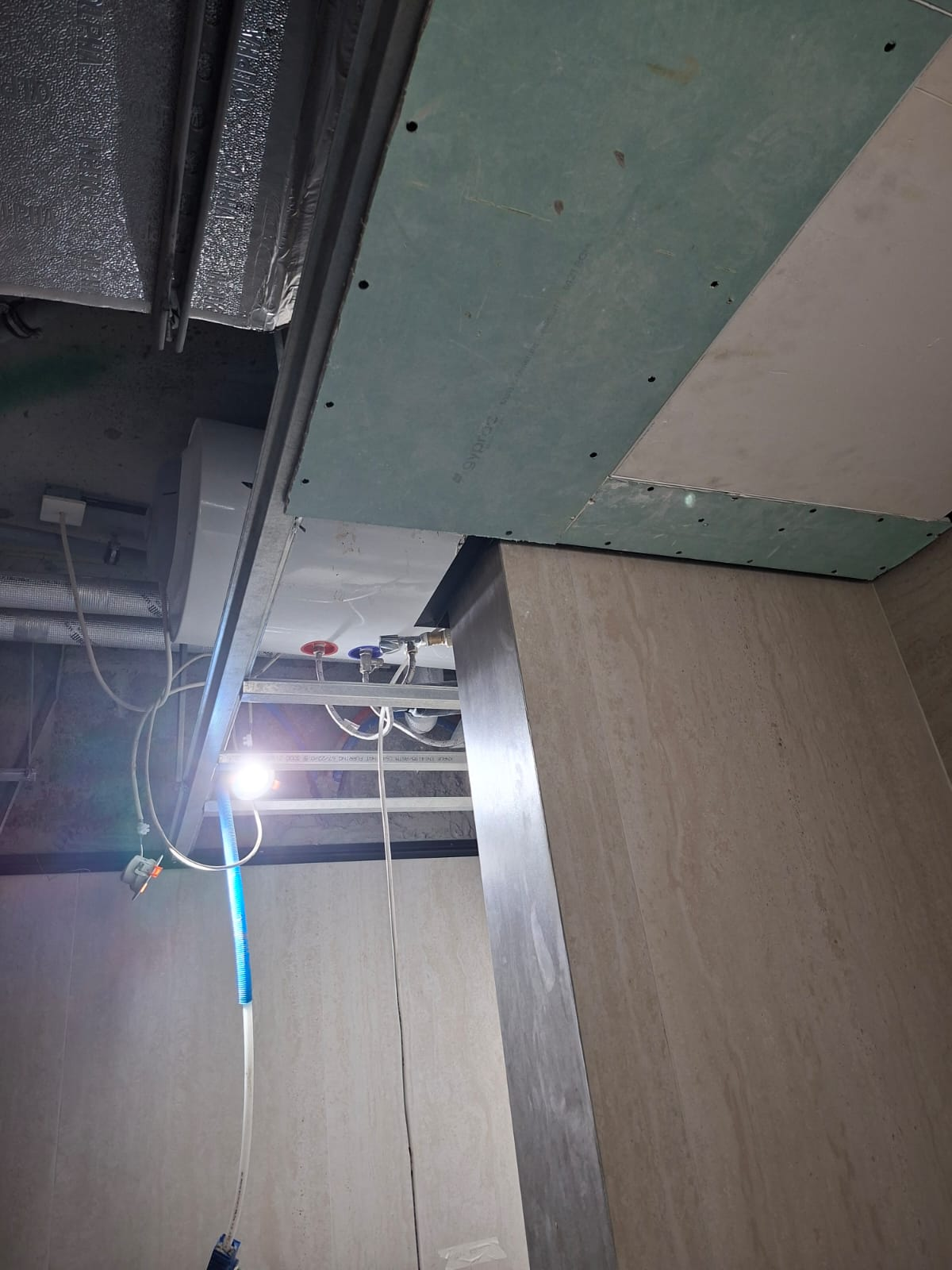 Ceiling framing around MEP and ducting